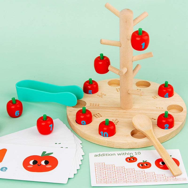 Montessori Apple Picking Puzzle – Early Education Toy