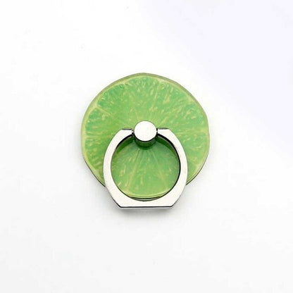 Mobile Phone Holder Metal Finger Ring Holder Cute Lemon Fruits Phone Ring Holder Phone Stand Support