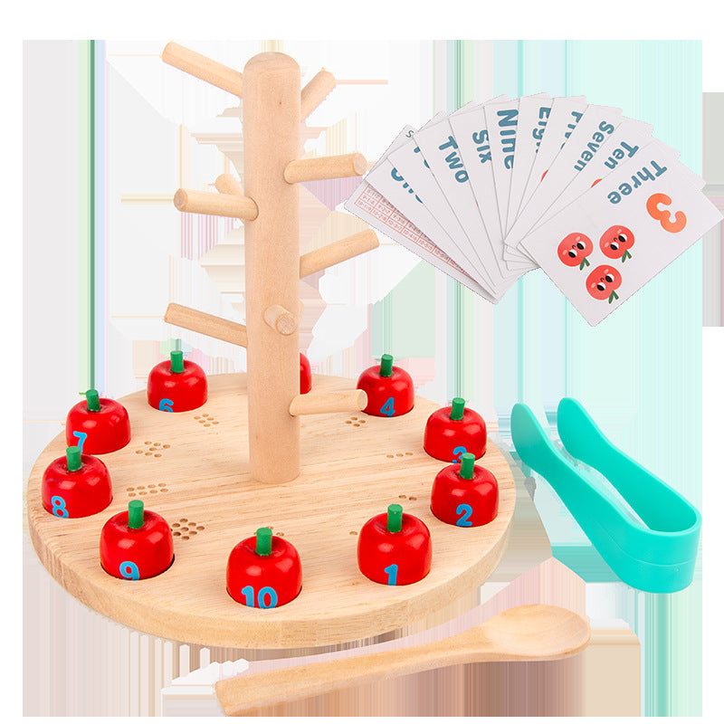 Montessori Apple Picking Puzzle – Early Education Toy