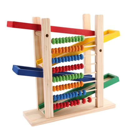 Montessori Wooden Abacus & Car Toy