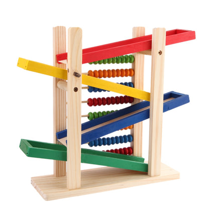 Montessori Wooden Abacus & Car Toy