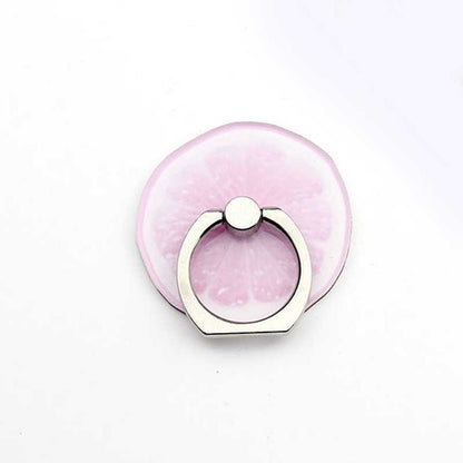 Mobile Phone Holder Metal Finger Ring Holder Cute Lemon Fruits Phone Ring Holder Phone Stand Support