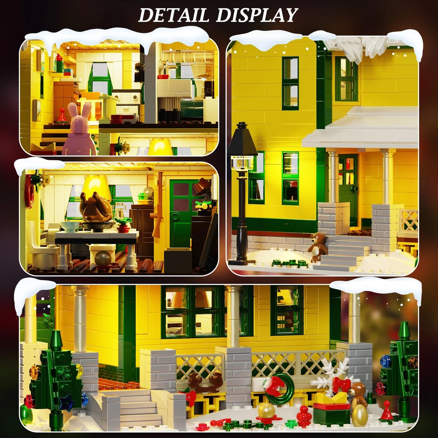 Christmas Story House Building Kit – LED Winter Model