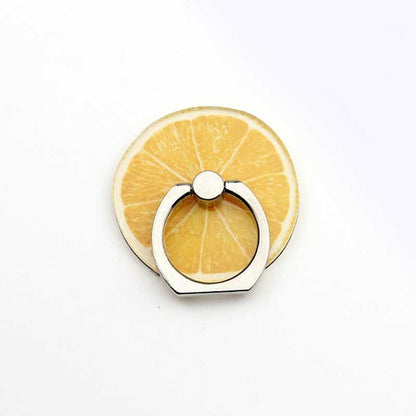 Mobile Phone Holder Metal Finger Ring Holder Cute Lemon Fruits Phone Ring Holder Phone Stand Support