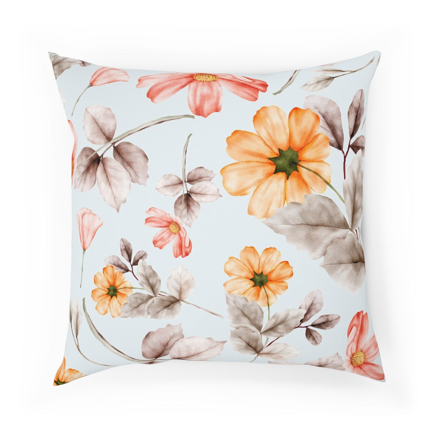 Floral Throw Pillow - Luxora