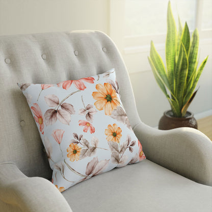 Floral Throw Pillow - Luxora