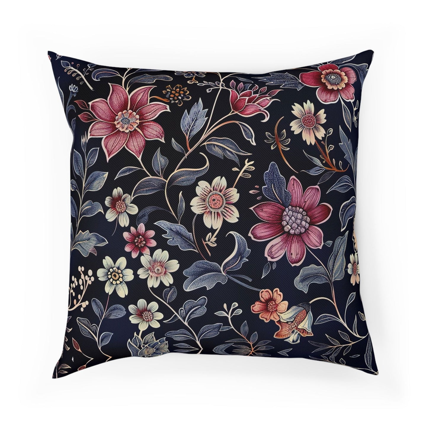 Floral Throw Pillow - Luxora