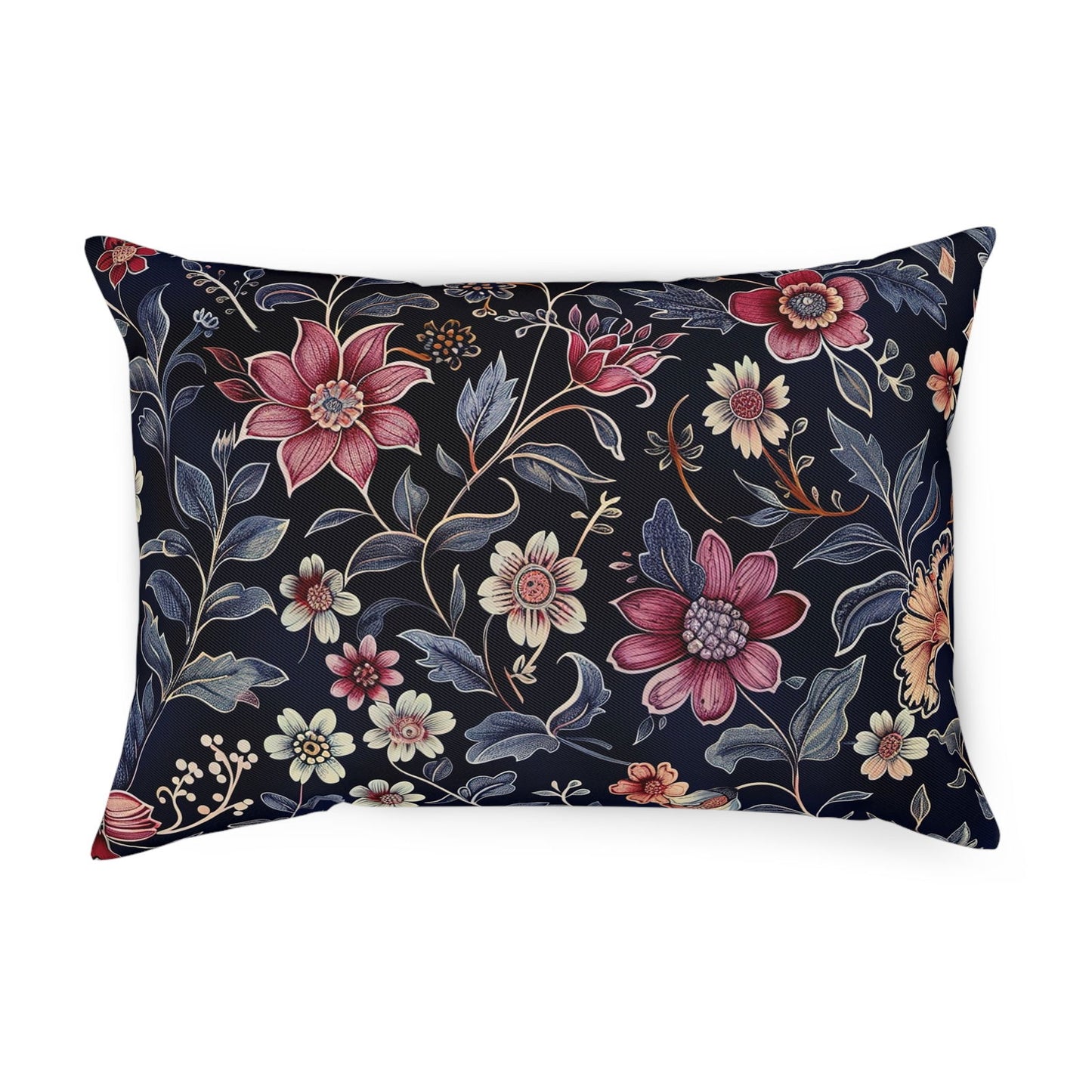 Floral Throw Pillow - Luxora