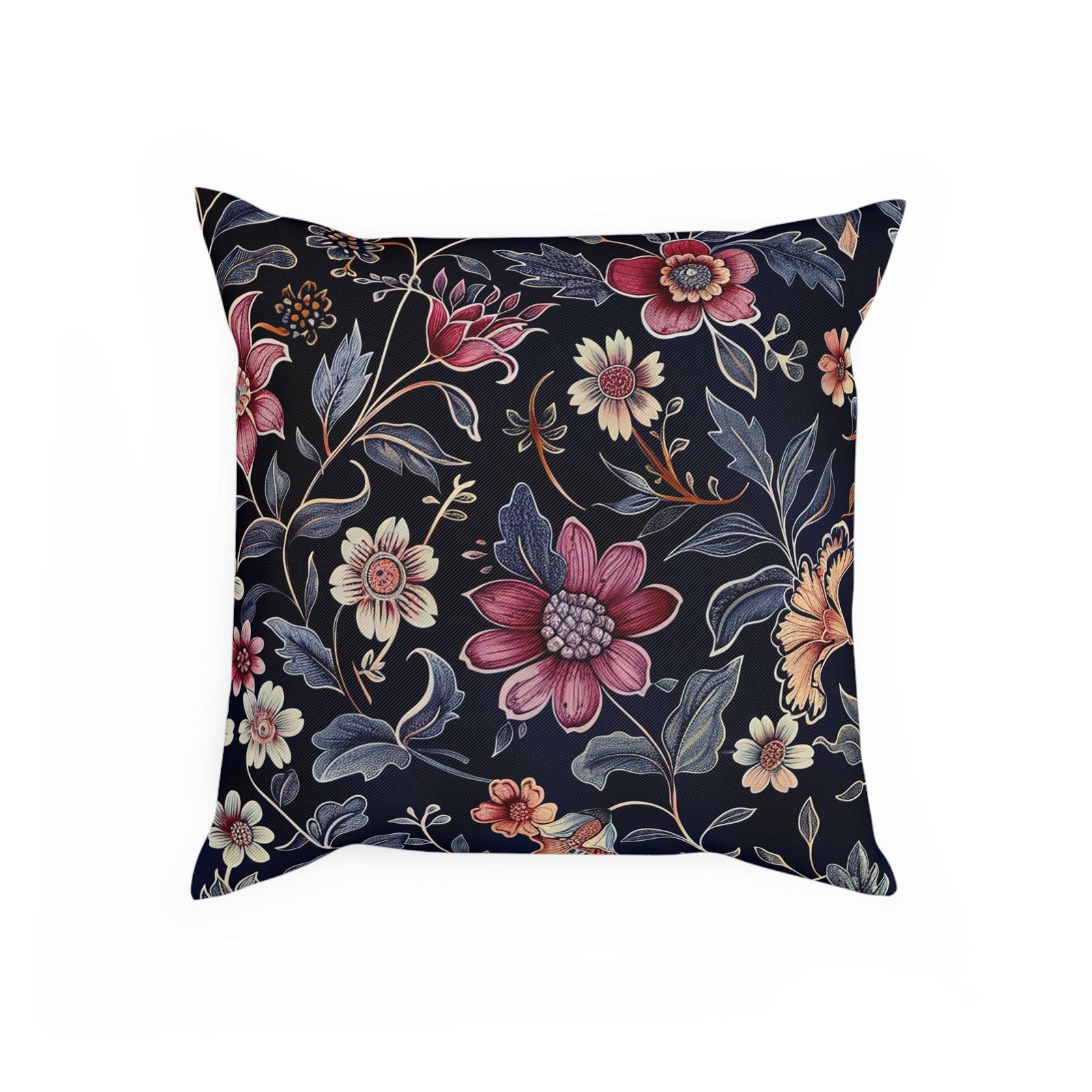 Floral Throw Pillow - Luxora