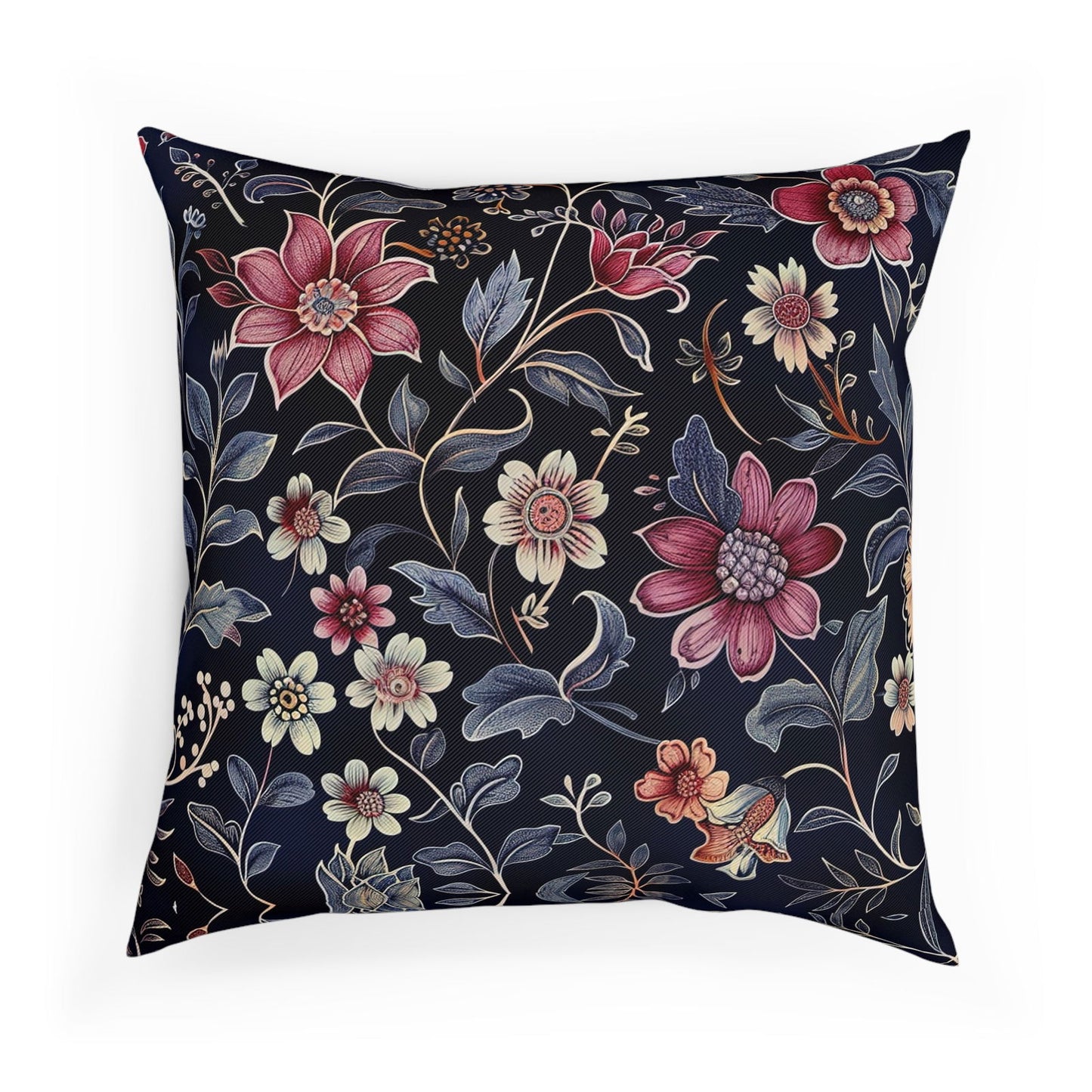 Floral Throw Pillow - Luxora