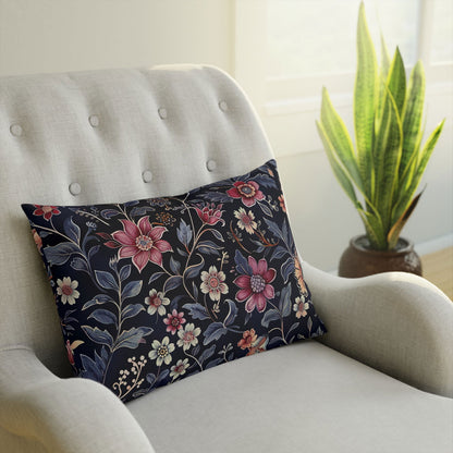 Floral Throw Pillow - Luxora