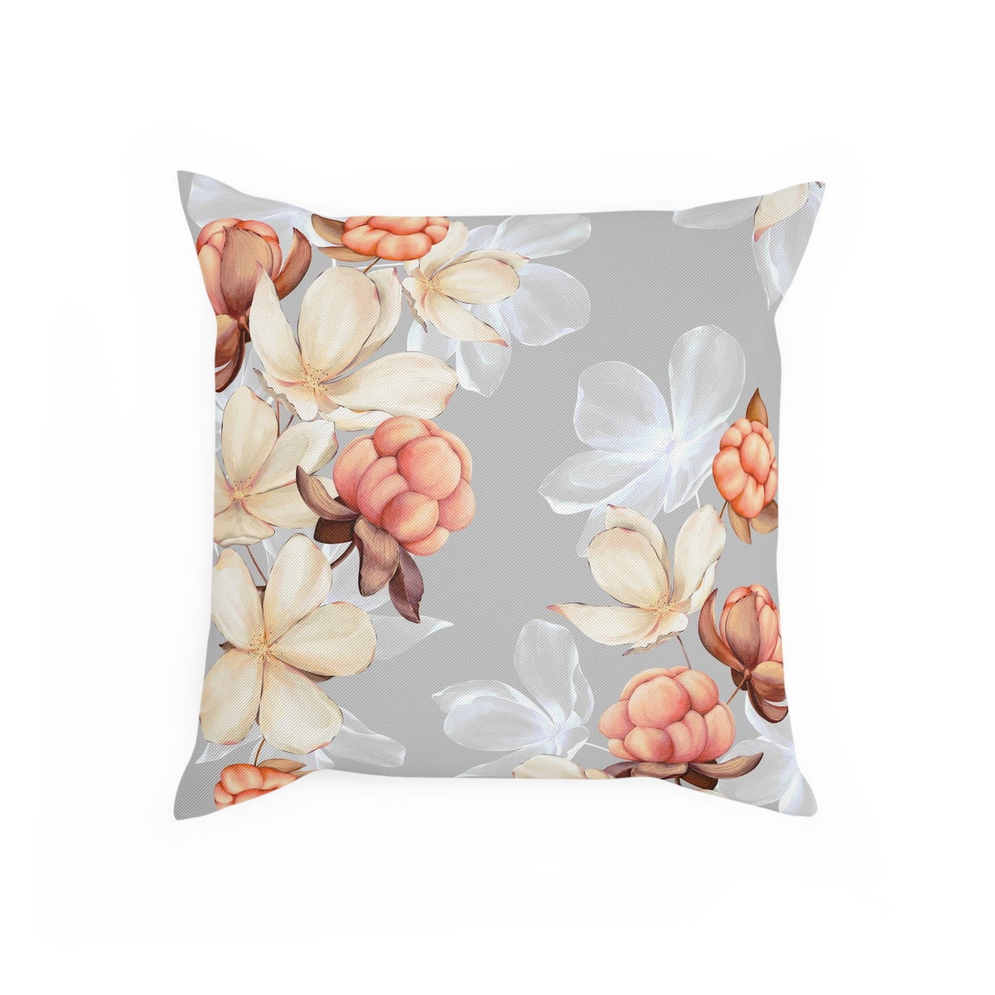 Floral Throw Pillow - Luxora