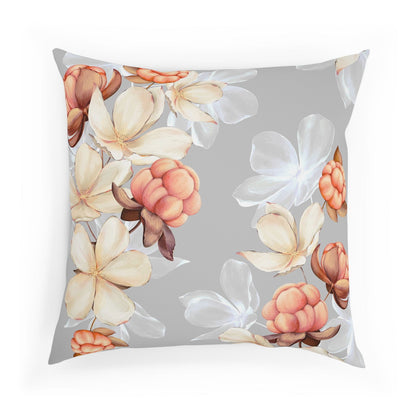 Floral Throw Pillow - Luxora