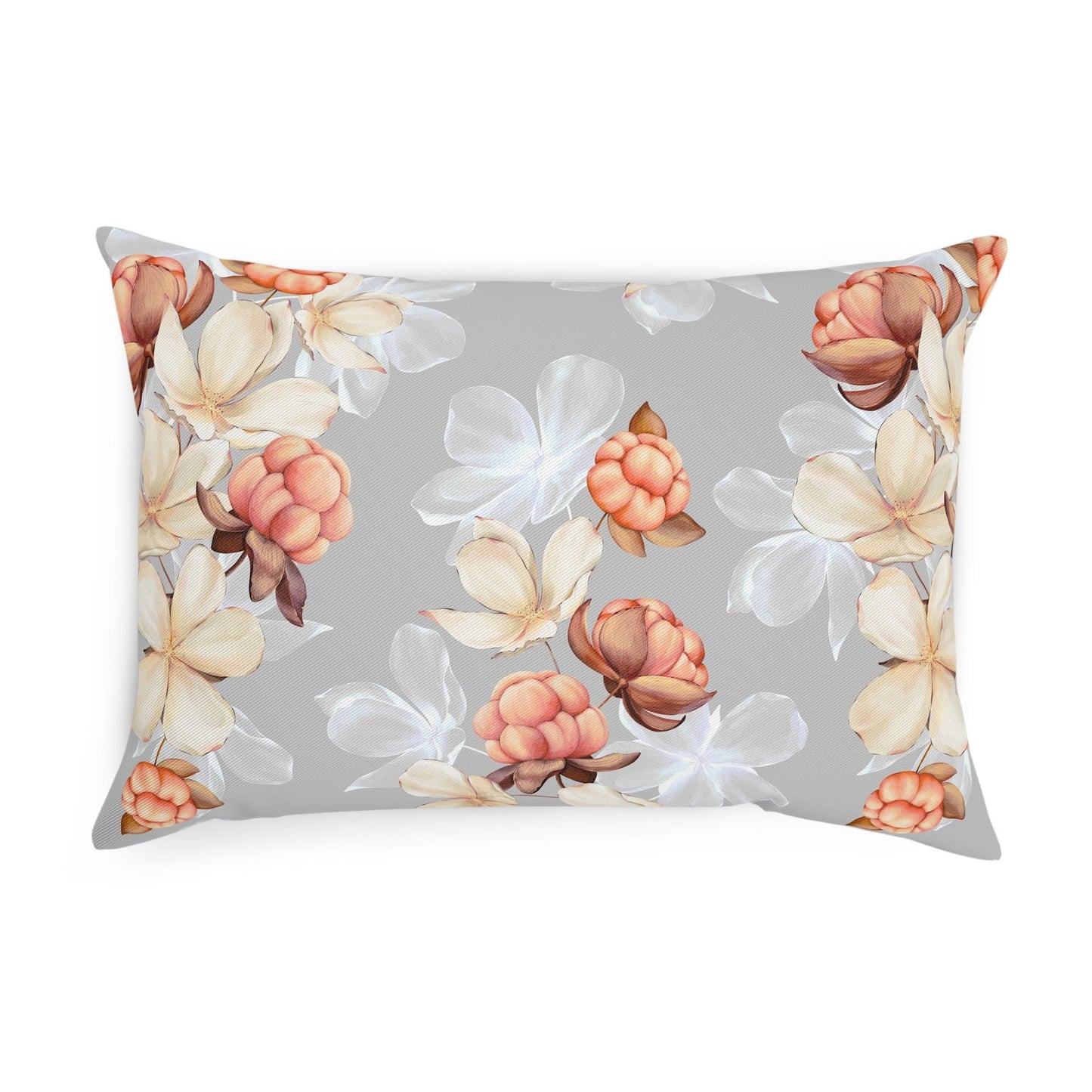 Floral Throw Pillow - Luxora