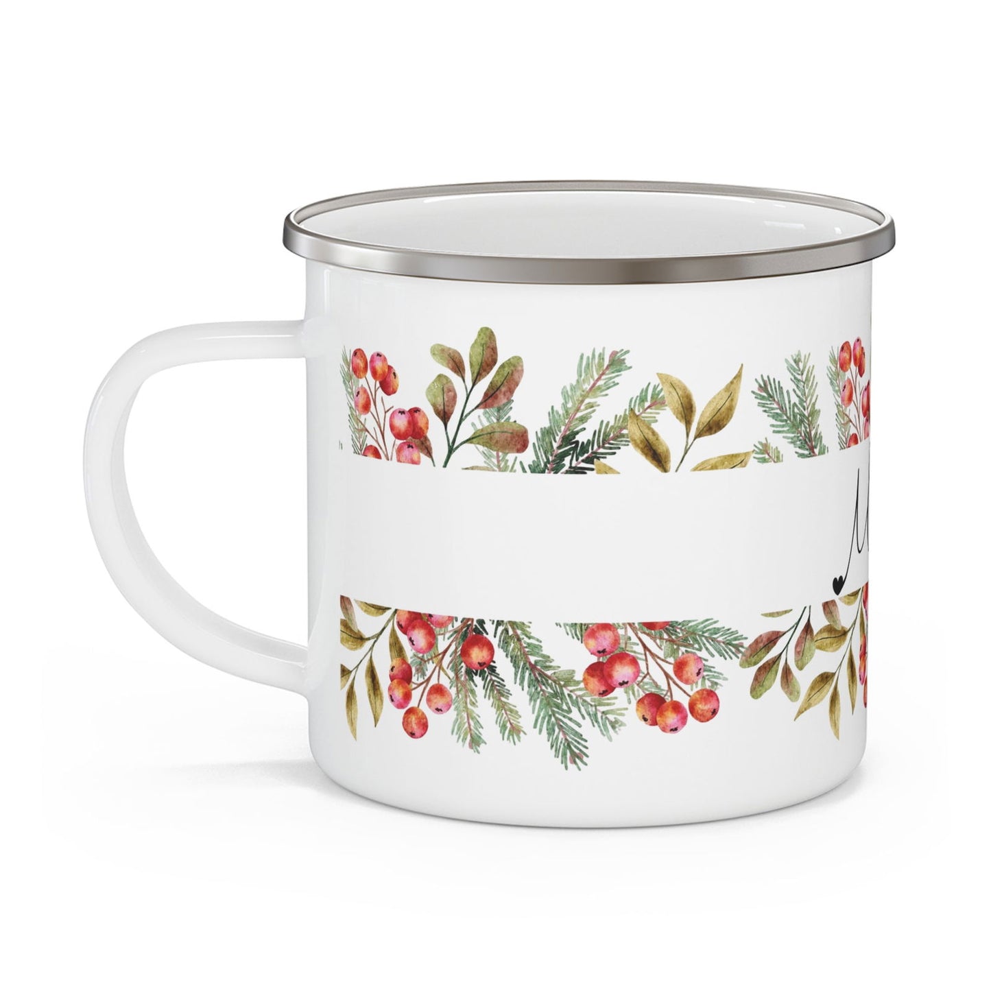 Personalised Enamel Camping Mug - Luxora