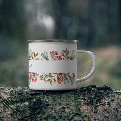 Personalised Enamel Camping Mug - Luxora