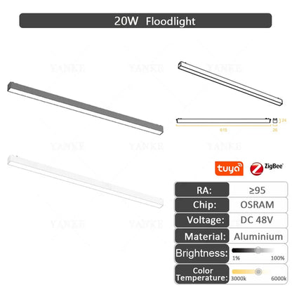 6MM Thin Smart Tuya Zigbee Dimmable Ceiling Surface Mount Magnetie