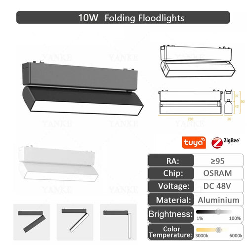 6MM Thin Smart Tuya Zigbee Dimmable Ceiling Surface Mount Magnetie