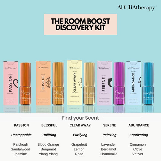 Room Boost Discovery Kit with 5 Aura Sprays